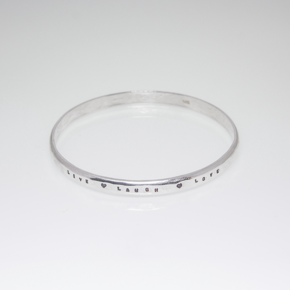 Bespoke Silver Jewellery- Precious Metal Bangle