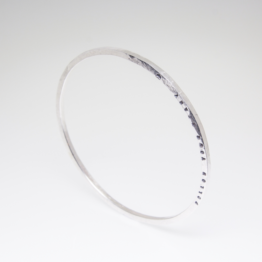 Personalised Gifts- Sterling Silver Bangle