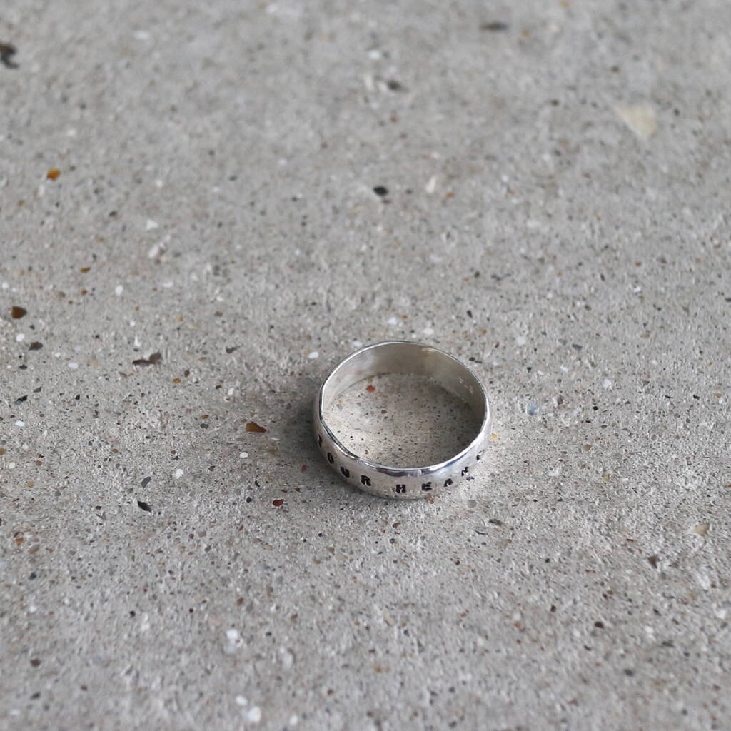 hammered-silver-ring 2