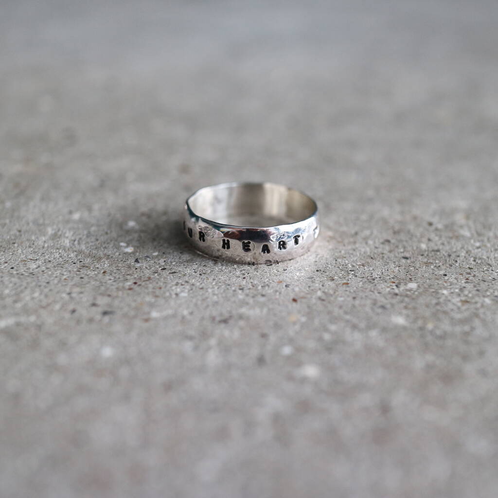hammered-silver-ring