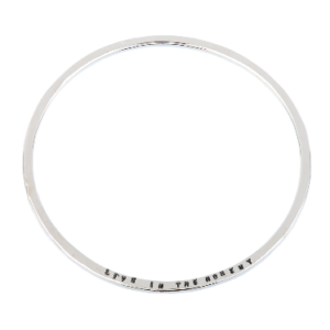 Personalised Jewellery- Sterling Silver Message Bracelet