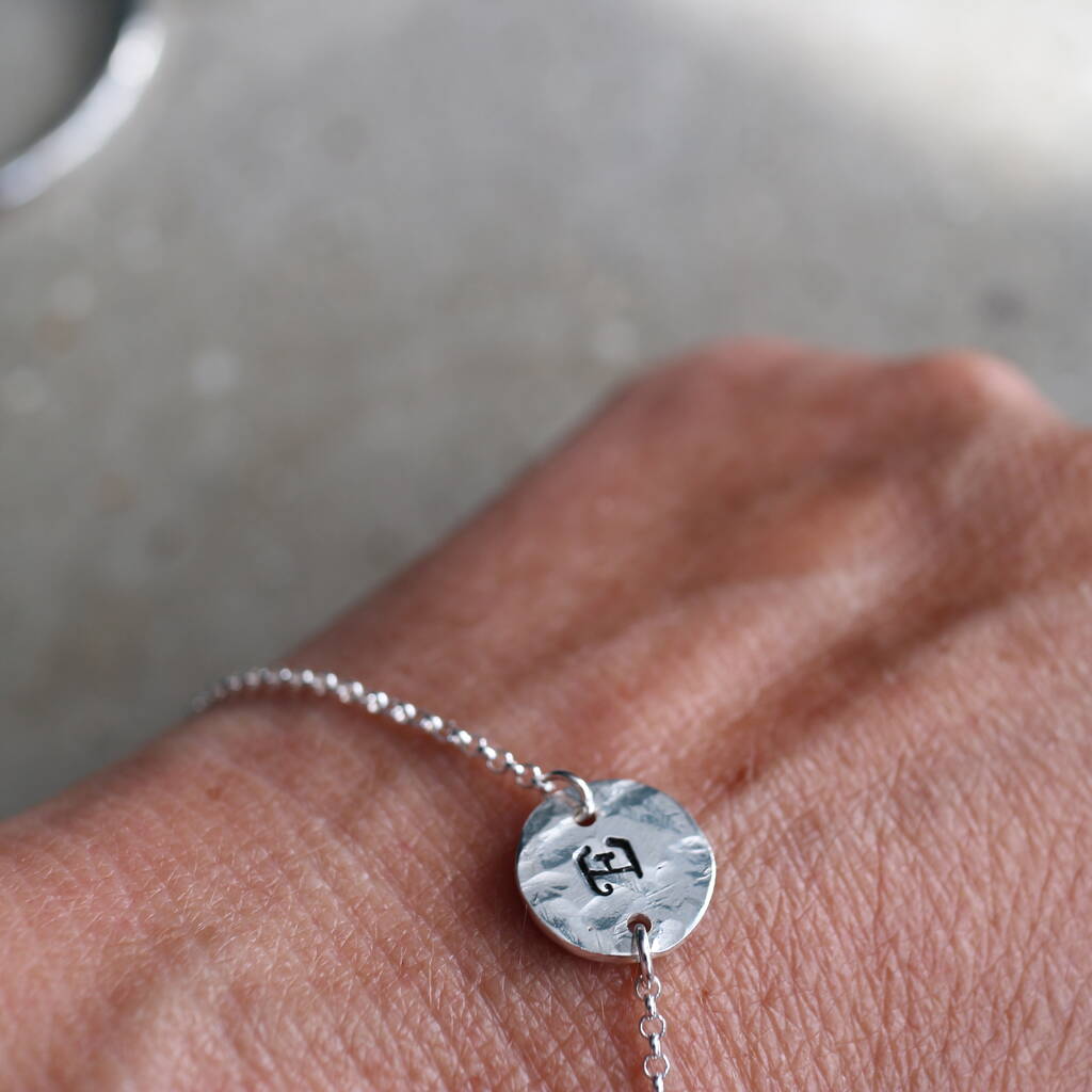 silver-initial-bracelet 2