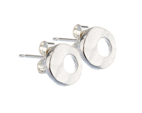 Sterling Silver Sud Earrings- Contemporary Design