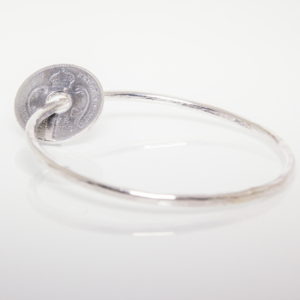 Sterling Silver Fashion Jewellery- Bangle with Pendant