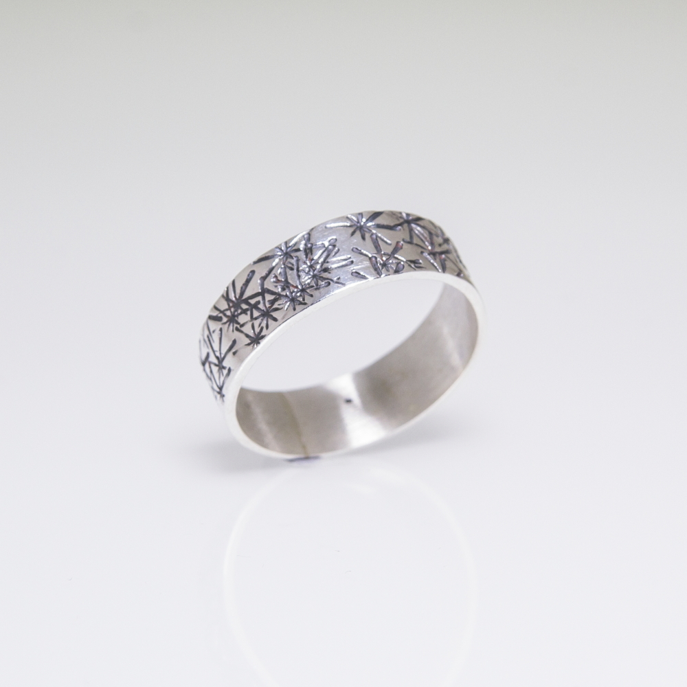 Sterling Silver Band Ring by Castle Collection
