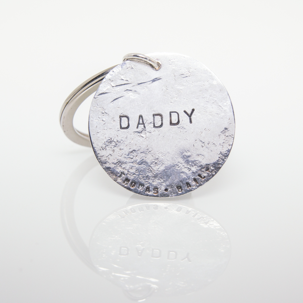 Personalised Keyring with Engravable Pendant