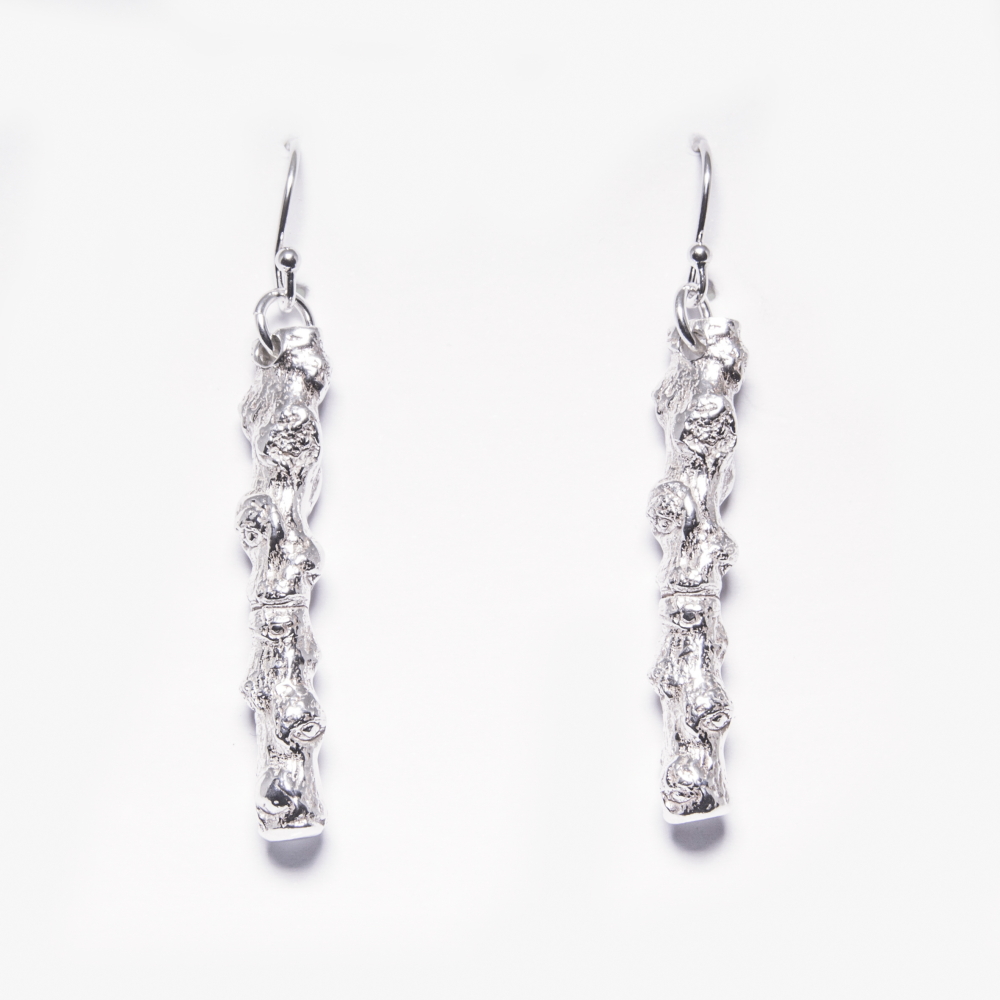 Silver Drop Earrings- Bespoke Jewellery UK