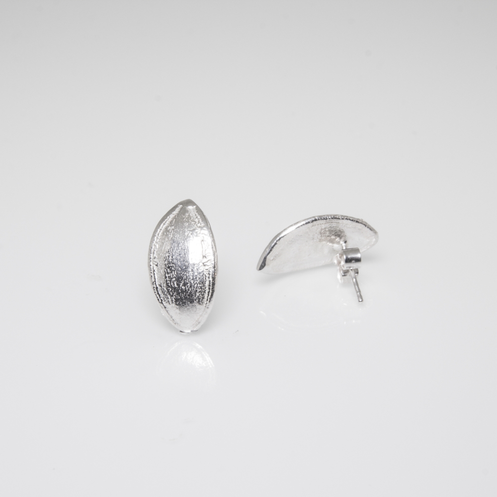 Stud Earrings by Castle Collection- Sterling Silver
