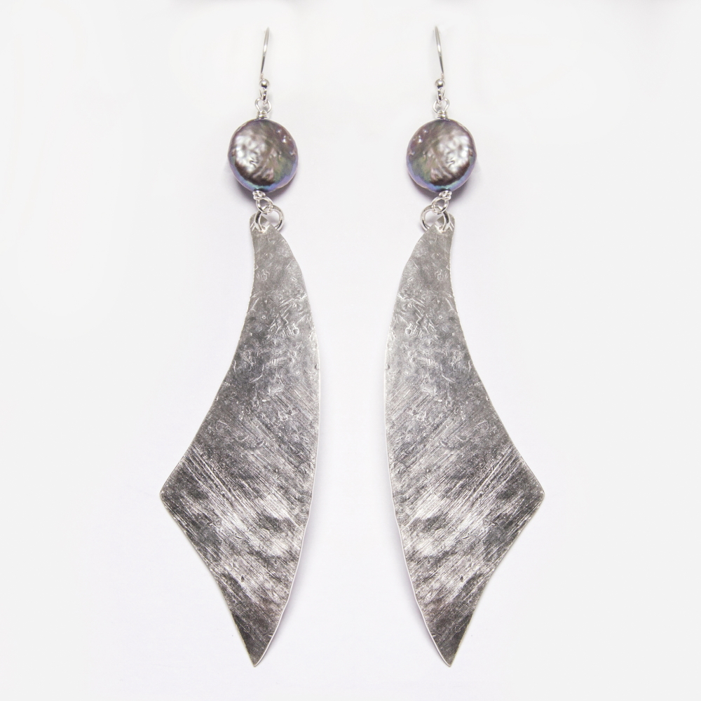 Bespoke Handmade Silver Jewellery- Drop Earrings