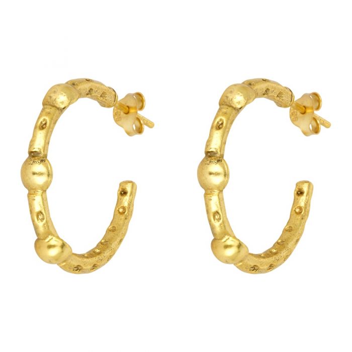 Ashiana Mini Cruise Gold Earrings - Castle Collection